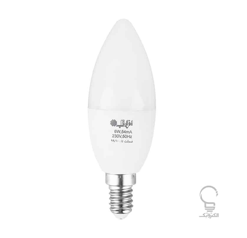 لامپ LED شمعی 7 وات افراتاب
