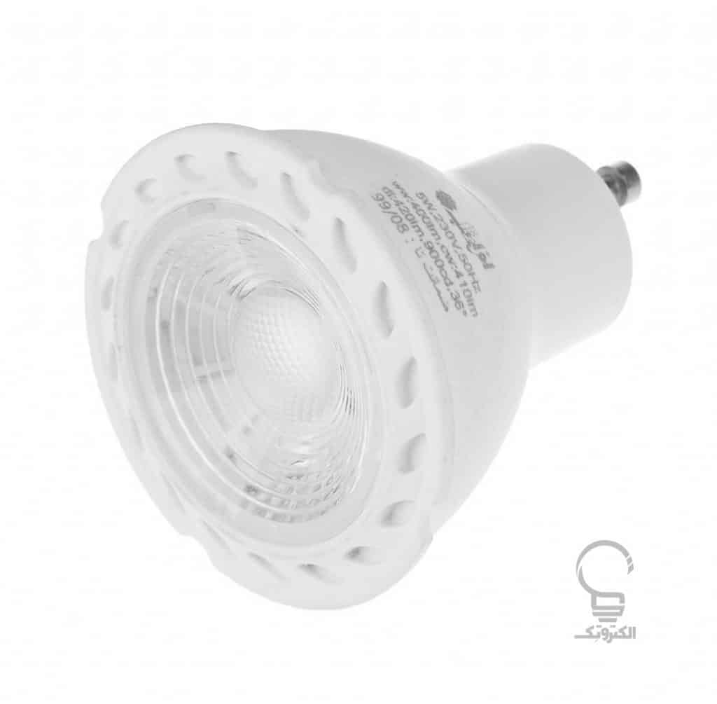 لامپ LED هالوژنی لنزدار 7 وات افراتاب