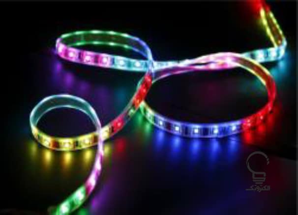 حلقه 25 متری ریسه نواری LED (16 رنگ) Magic RGB با تکنولوژی 5050 و تراکم 60 سان لوکس