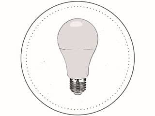 لامپ حبابی پارس شعاع توس (والا نور)