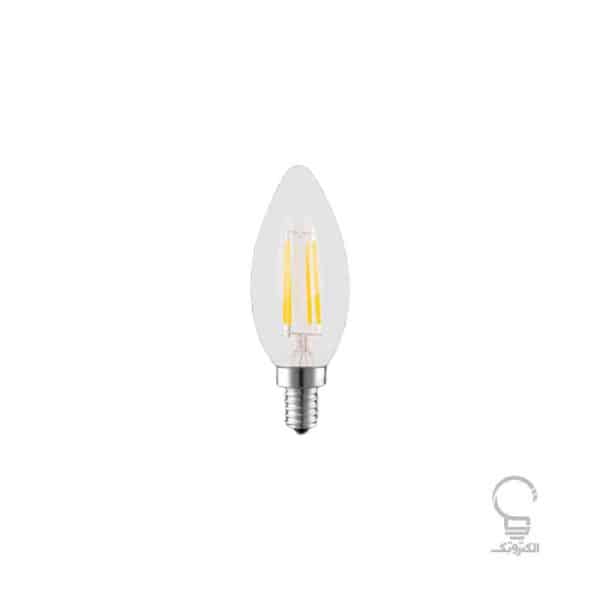 لامپ LED شمعی 4 وات فیلامنتی رویالوکس E14 پارس شعاع توس